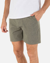 Phantom Heather Walkshort 18" - Olive