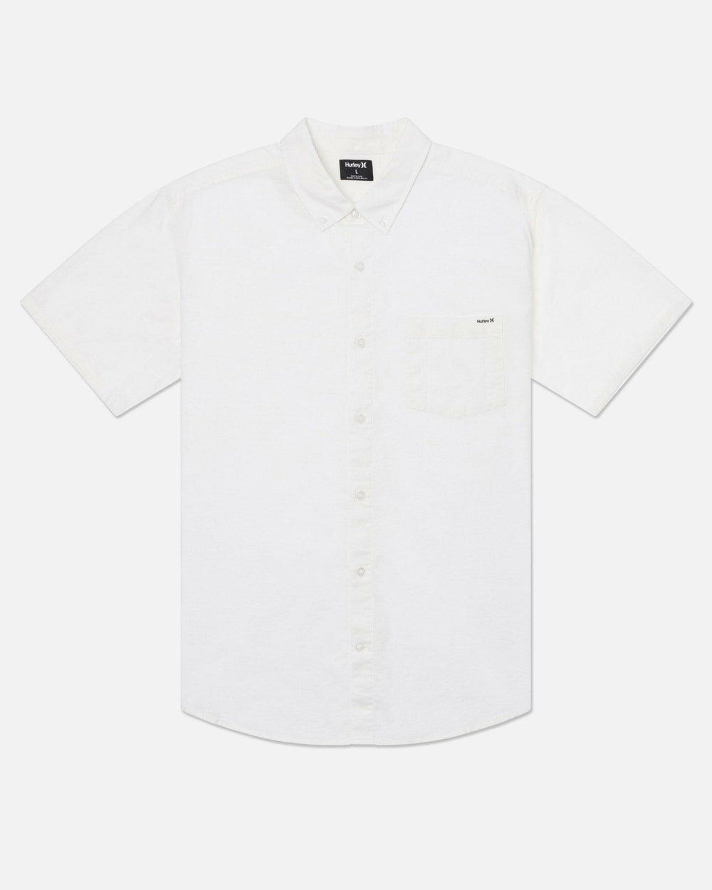 One And Only Stretch Short Sleeve Shirt - White Heather