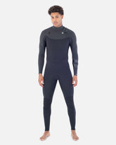 Mens Plus Sleeve Texture 3/2mm Fullsuit - Black