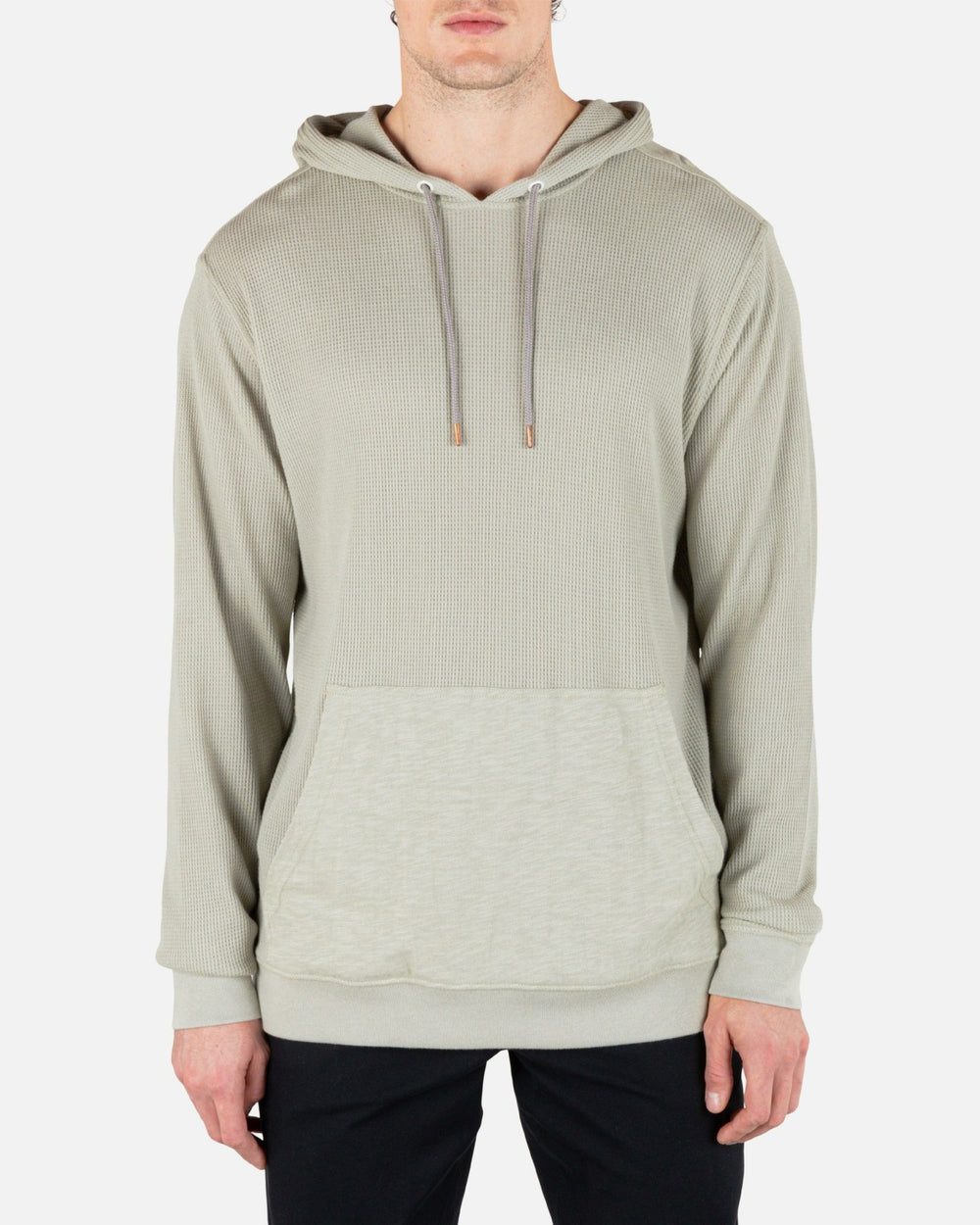 Felton Thermal Long Sleeve Hoodie - Sandstorm