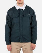 Industry Sherpa Lined Canvas Long Sleeve - Armored Navy
