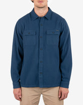 Santa Cruz Twill Flannel Long Sleeve - Armored Navy