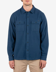 Santa Cruz Twill Flannel Long Sleeve - Armored Navy