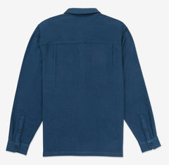 Santa Cruz Twill Flannel Long Sleeve - Armored Navy