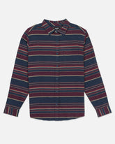Portland Organic Flannel Long Sleeve - Armored Navy