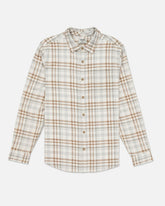 Portland Organic Flannel Long Sleeve - Barely Bone