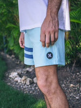 Phantom Eco Block Party Volley Boardshort 17" - Blue Dream