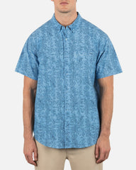 One & Only Stretch Print Short Sleeve - Kingdom Blue