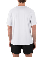 Hybrid UPF Short Sleeve - White