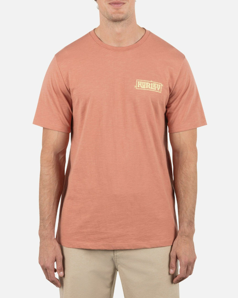 Island Vibes Slub Short Sleeve - Martian Rust