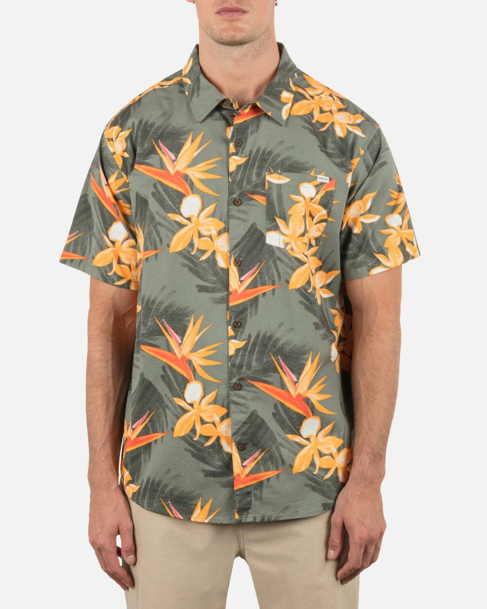 One & Only Lido Stretch Short Sleeve - Army
