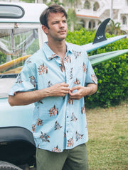 One & Only Lido Stretch Short Sleeve - Blue Dream