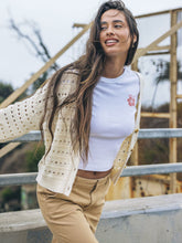 Giving Aloha Baby Tee - White