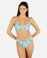 Lani Floral Underwire Bra - Teal