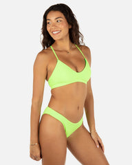 Solid Reversible Moderate Bottom - Key Lime/Grass Green