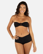 Solid Ring Bandeau - Black