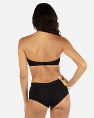 Solid Ring Bandeau - Black