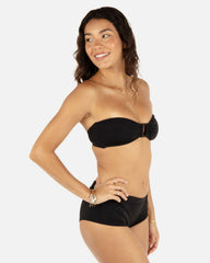 Solid Ring Bandeau - Black