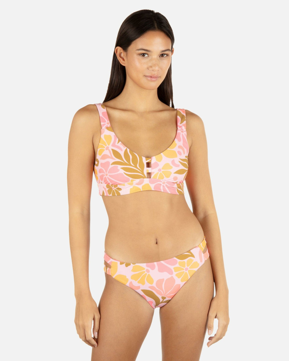 Isola Tab Scoop Top - Coral Blossom