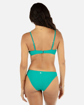 Wave Scrunch Moderate Bottom - Teal