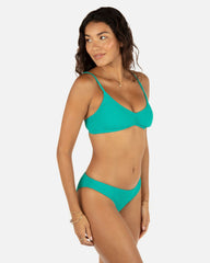 Wave Scrunch Moderate Bottom - Teal
