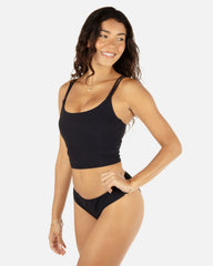 Max Solid Tankini - Black