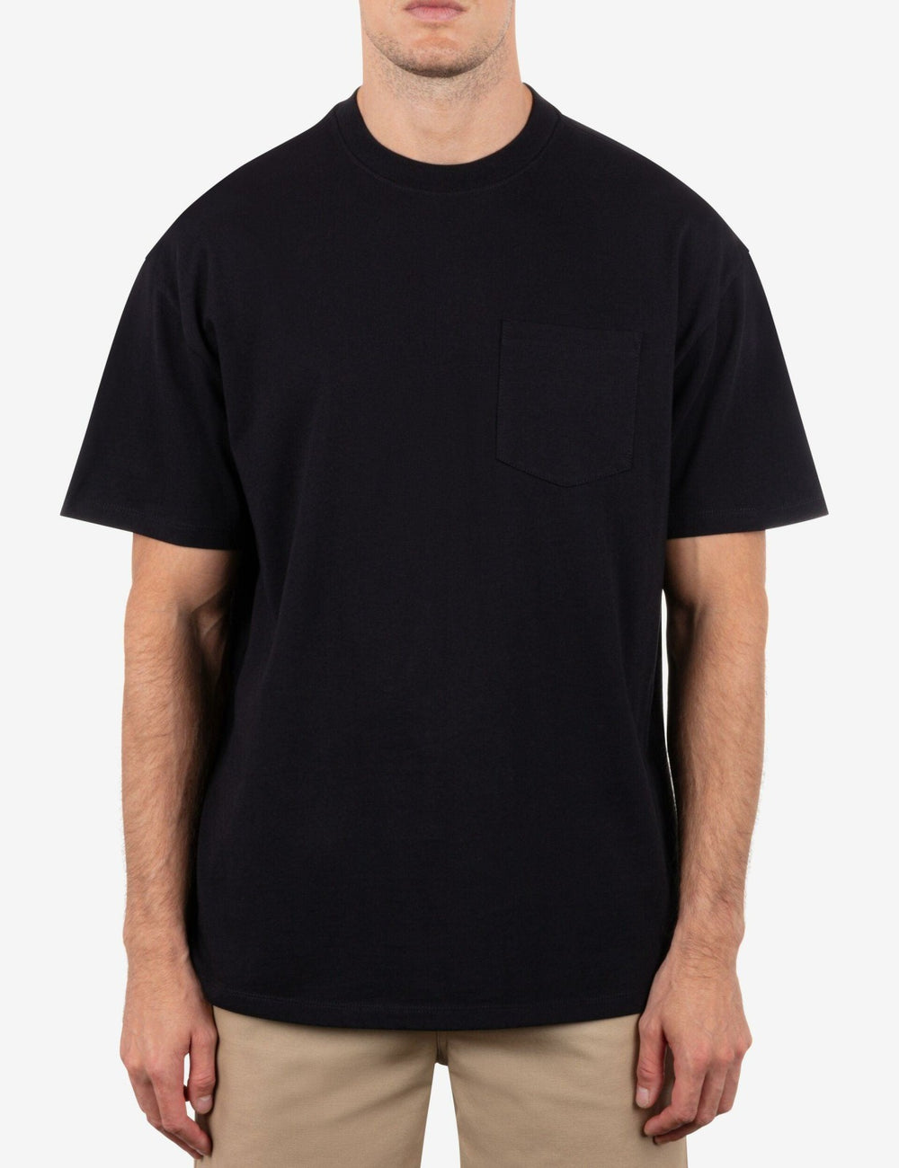Built Pocket Tee Short Sleeve - Black