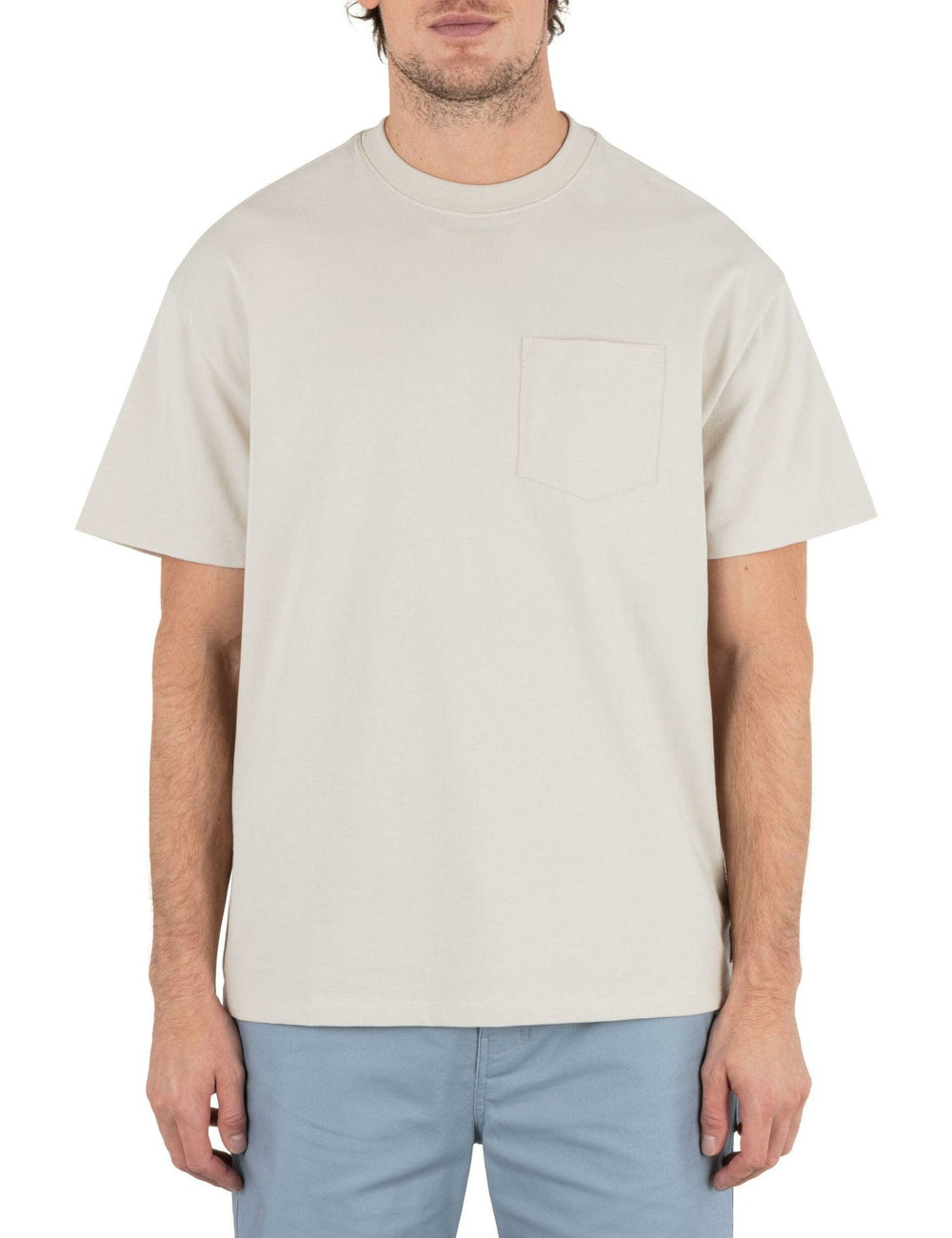 Built Pocket Short Sleeve - Fog Grey