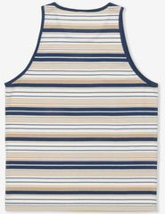 Naturals Stripe Tank - Hazelnut