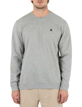 Icon Long Sleeve Crew - Grey Heather