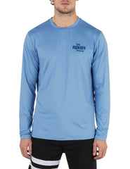 Hybrid UPF Long Sleeve - Light Blue