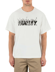Hurley x Travis Barker Hurley On Fire Short Sleeve Tee - White