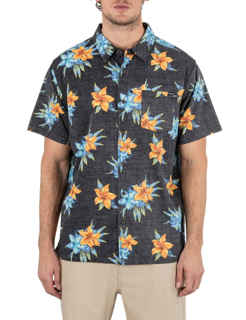 Rincon Short Sleeve Printed Shirt - Black Multi