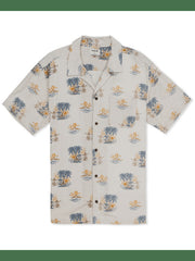 Laguna Camp Short Sleeve Shirt - Fog Grey
