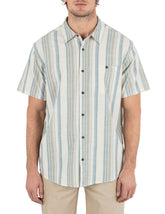 Lido Stripe Short Sleeve Shirt - Barely Bone