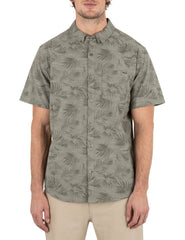 One & Only Stretch Print Short Sleeve Shirt - Rainforest