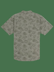 One & Only Stretch Print Short Sleeve Shirt - Rainforest