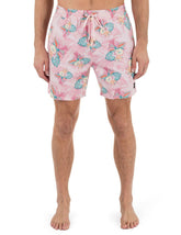 Cannonball Volley Boardshort 17" - Candy Pink