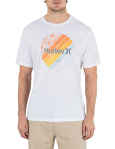 Linear Palm Short Sleeve - White