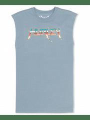 Liberty Muscle Tee - Worker Blue
