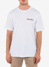 Everyday Sun Stripes Short Sleeve - White