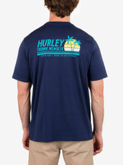 Everyday Sun Stripes Short Sleeve - Midnight Aqua