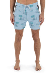Phantom Naturals Blocked Session Boardshort 16" - Eifel Blue