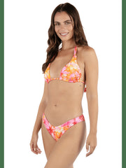 Tropic Dreams Cheeky Scoop Bikini Bottom - Poppy