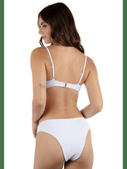 Amphora Bralette Bikini Top - White