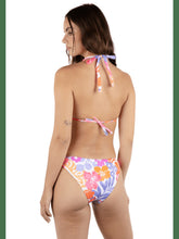 Island Floral Moderate Bikini Bottom - Coconut