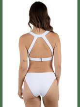 Amphora Banded Hipster Moderate Bikini Bottom - White