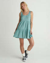 Hidden Treasures Mini Dress - Reef Waters