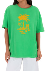 Ex Libris Boyfriend Tee - Island Green