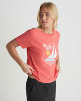Leisure Club Classic Tee - Coral Blossom